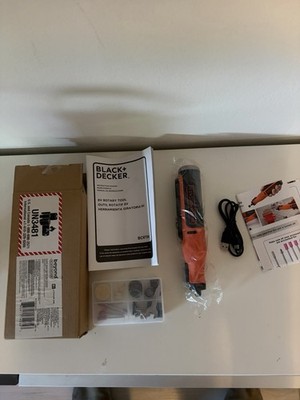 (NEW) BLACK+DECKER 8V MAX Cordless Rotary Tool 35 Piece Access. Set- BCRT8K35APB