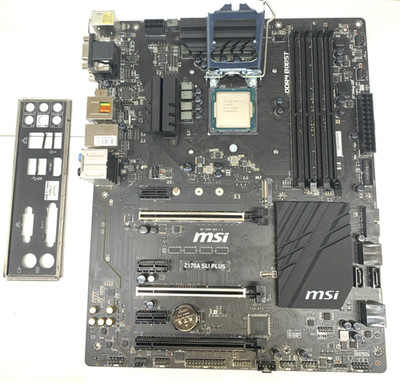 MSI Z170A SLI Plus Motherboard, Intel I5-6600K and I/O Shield