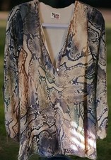 SHOW ME YOUR MUMU Jamie Tunic Rioconda Snake Print Women's XS