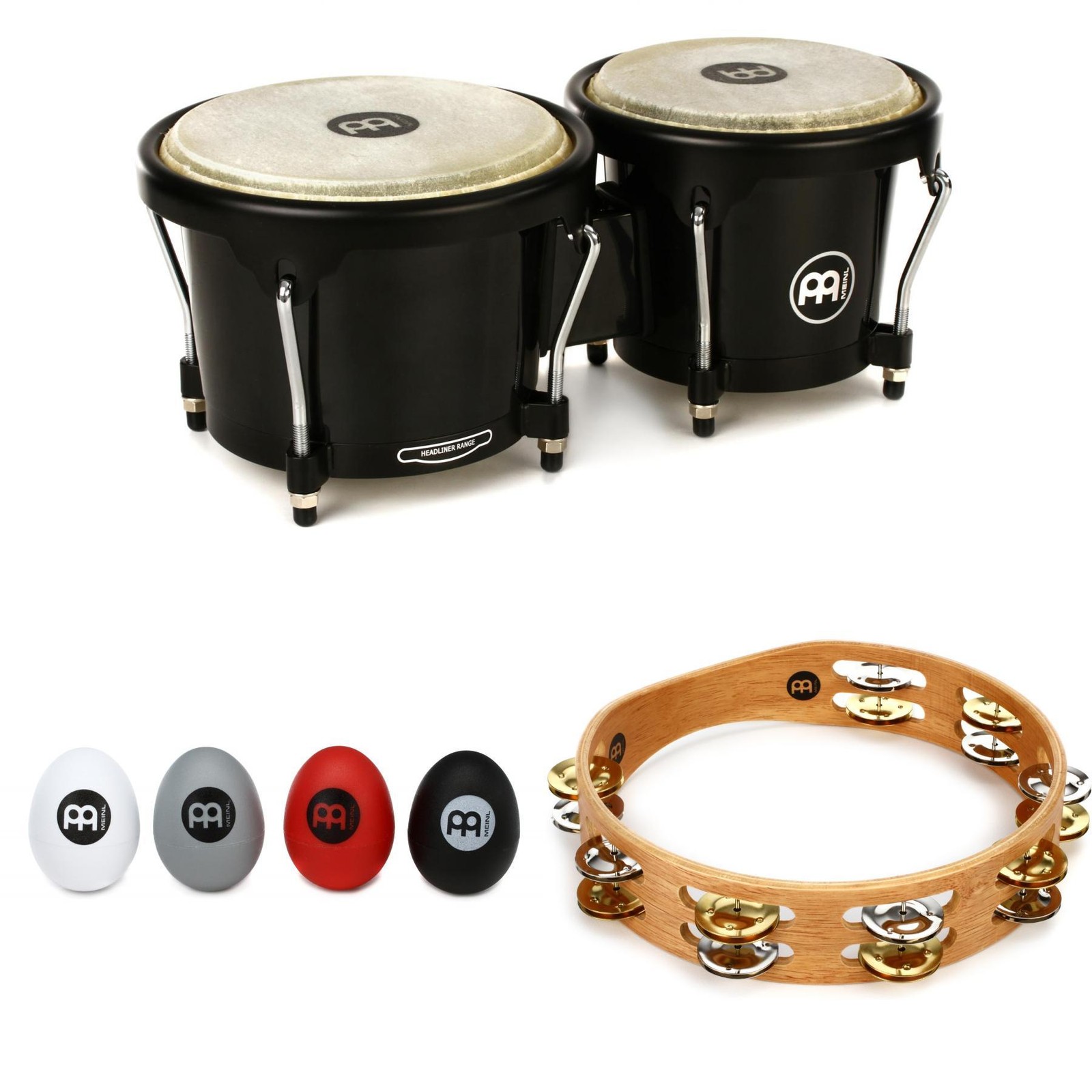Набор бонго шейкеров и тамбурина из серии Meinl Percussion Journey 23390₽
