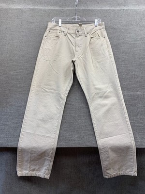 Sonoma Life Style Pants Mens 32x32 Beige Cotton Casual Mid Rise Straight Leg