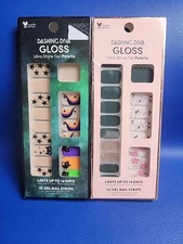 Dashing Diva Gloss Ultra Shine Gel Palette 2 Packs Chip- Resistant Shine 64 Nail