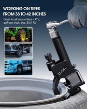 Manual Tire Bead Breaker Tool Tire Repair For 38-42 Car Bus Truck Atv Black