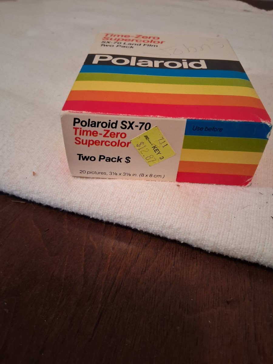Polaroid Time-Zero Supercolor SX-70 Instant Color Camera Film Two