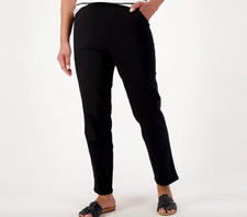 Denim  Co Original Waist Stretch Regular Side Pocket Pant-Core, Blk Sz XL a6008