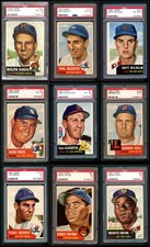 1953 Topps Baseball All-PSA Near Complete Set / Lot 5 - EX 5781867