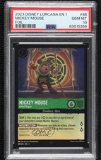 2023 Lorcana The First Chapter 1 Foil Mickey Mouse - Artful Rogue PSA 10 GEM MT