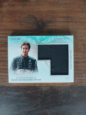 2025 Topps Formula 1 Eccellenza George Russel Reliquia Race worn Patch F1