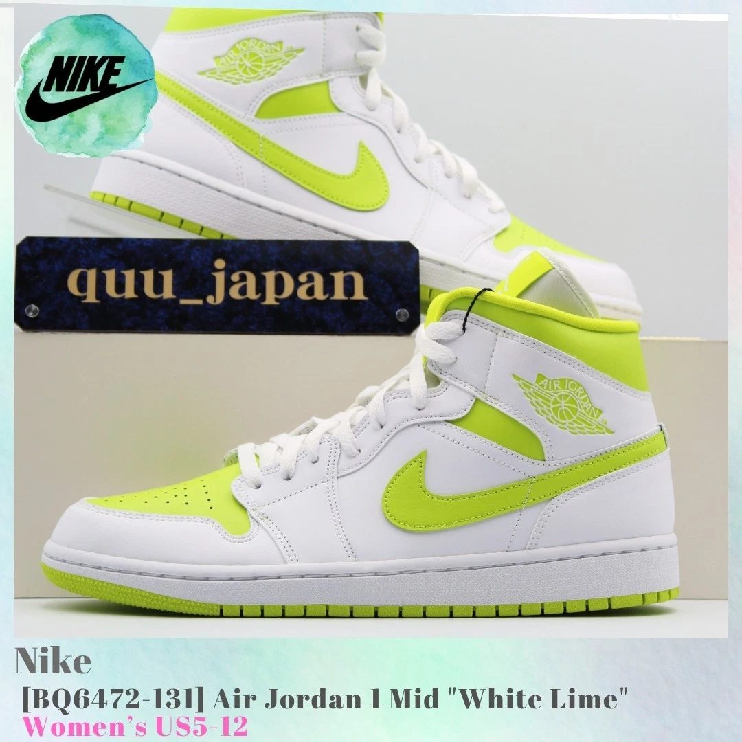Las mejores ofertas en Jordan 1 Mid White Lime W | eBay