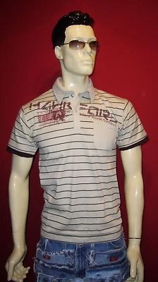 HAWK FORD POLO SHIRT Gr.M BEIGE NEW CLUBWeARE TOP HAMMER - Bild 1 von 2