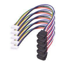 CY 5pcs/set Type C Female to 6Pin DIY OEM Header Cable Pitch 2.0mm DC 5V/20V