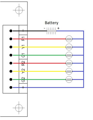 Model Railroad Electronics - Marquee Lights / Chaser Controller
