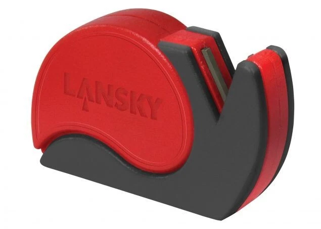 The Lansky Sharp’n Cut™ 2 in 1 portable sharpening tool