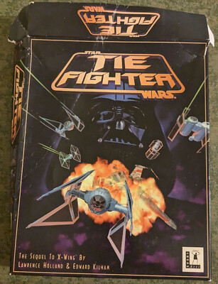 Star Wars : Tie Fighter - rare retro PC game - Complete - 3.5 disks