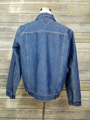 Chaqueta Denim Tommy Hilfiger TOMMY JEANS Vintage Años 90 Azul Jean Adulto Grande L - Imagen 4 de 10