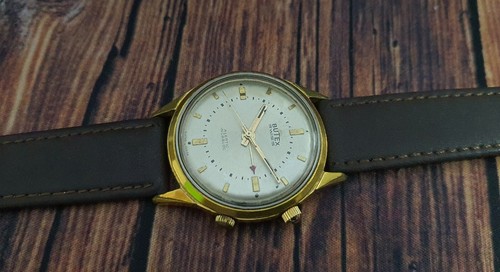 BUTEX ALERTIC ALARM GP VINTAGE 60's  RARE 17J SWISS WATCH. - Picture 4 of 6