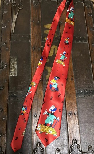 Corbata vintage para hombre Scrooge McDuck marca Master-Man - Imagen 3 de 7