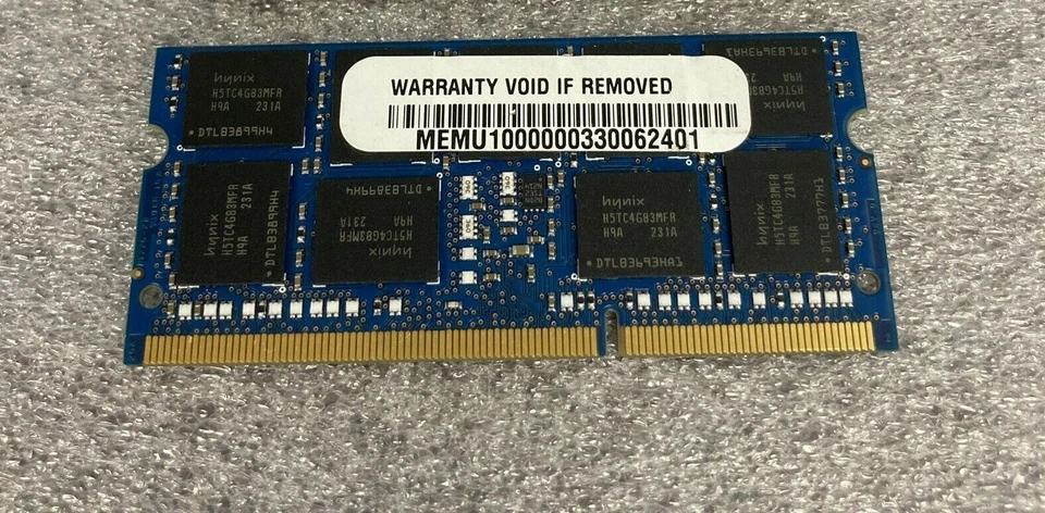 Hynix 8GB EP3L-10600E 2Rx8 DDR3-1333MHz HMT41GA7MFR8A-H9 SoDimm Memory - Image 3 of 4