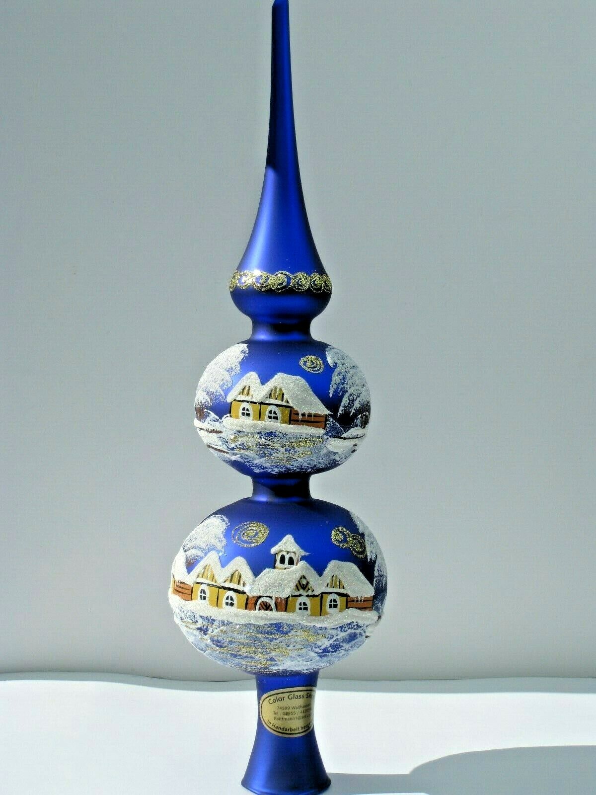 Weihnachtsbaumspitze Aus Glas