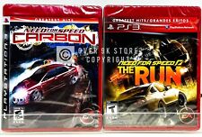 Need for Speed Carbon + The Run - PS3 - Brand New | Factory Sealed