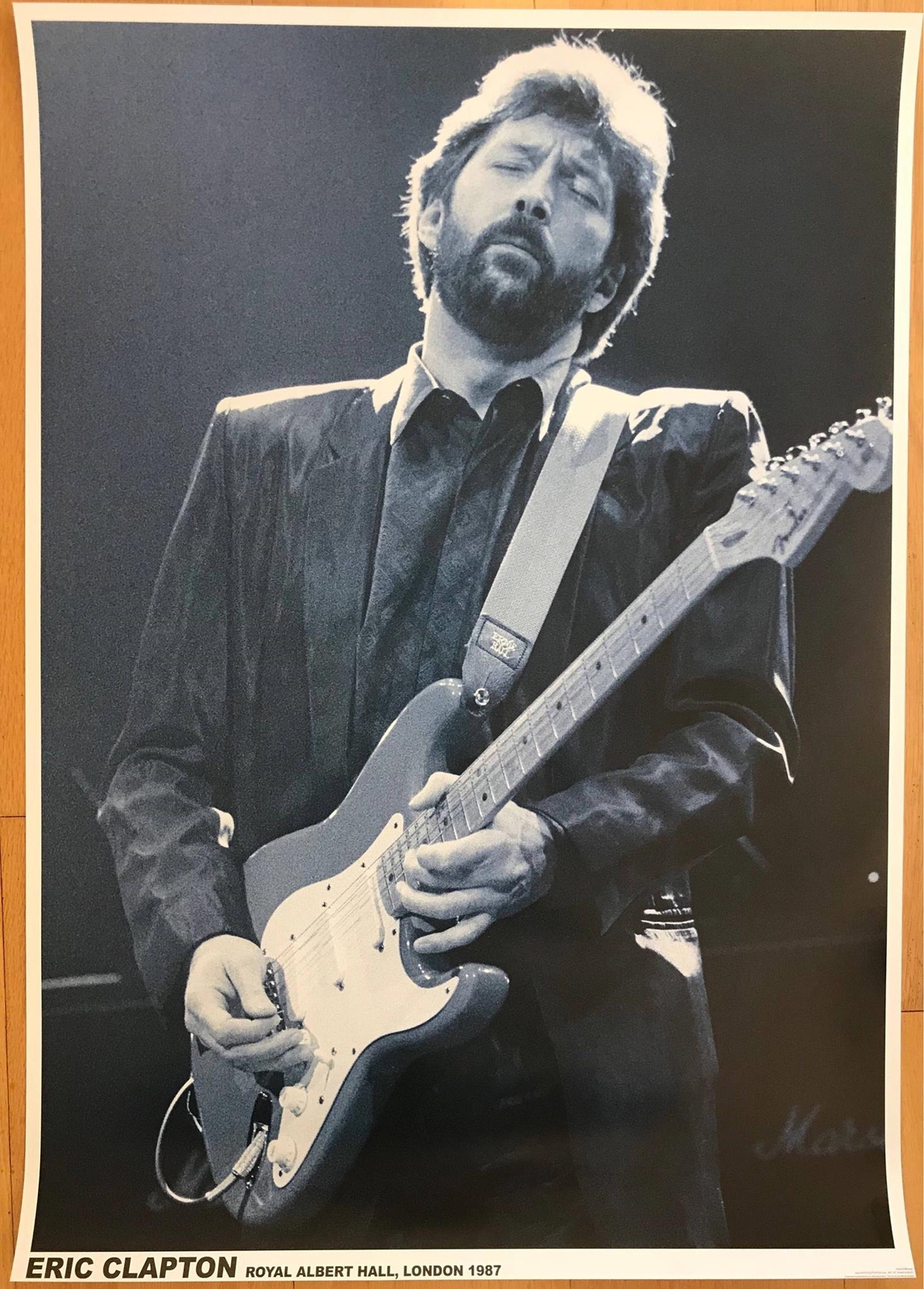 Eric Clapton Royal Albert Hall Poster 23 x 34
