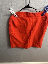 J Crew Redish Pencil Skirt Women's Size 10