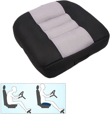 Car Booster Seat Cushion - Raise the Height for Short People Back Fatigue Relief