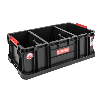QBRICK System Two Box 200 Flex Lagerbox Transportbox Stapelkiste schwarz