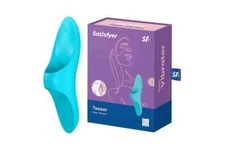 SATISFYER TEASER RECHARGEABLE FINGER VIBE CLITORIS STIMULATING MASSAGER