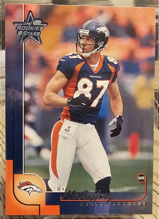 2000 Leaf Rookies & Stars Ed McCaffrey #31 Denver Broncos