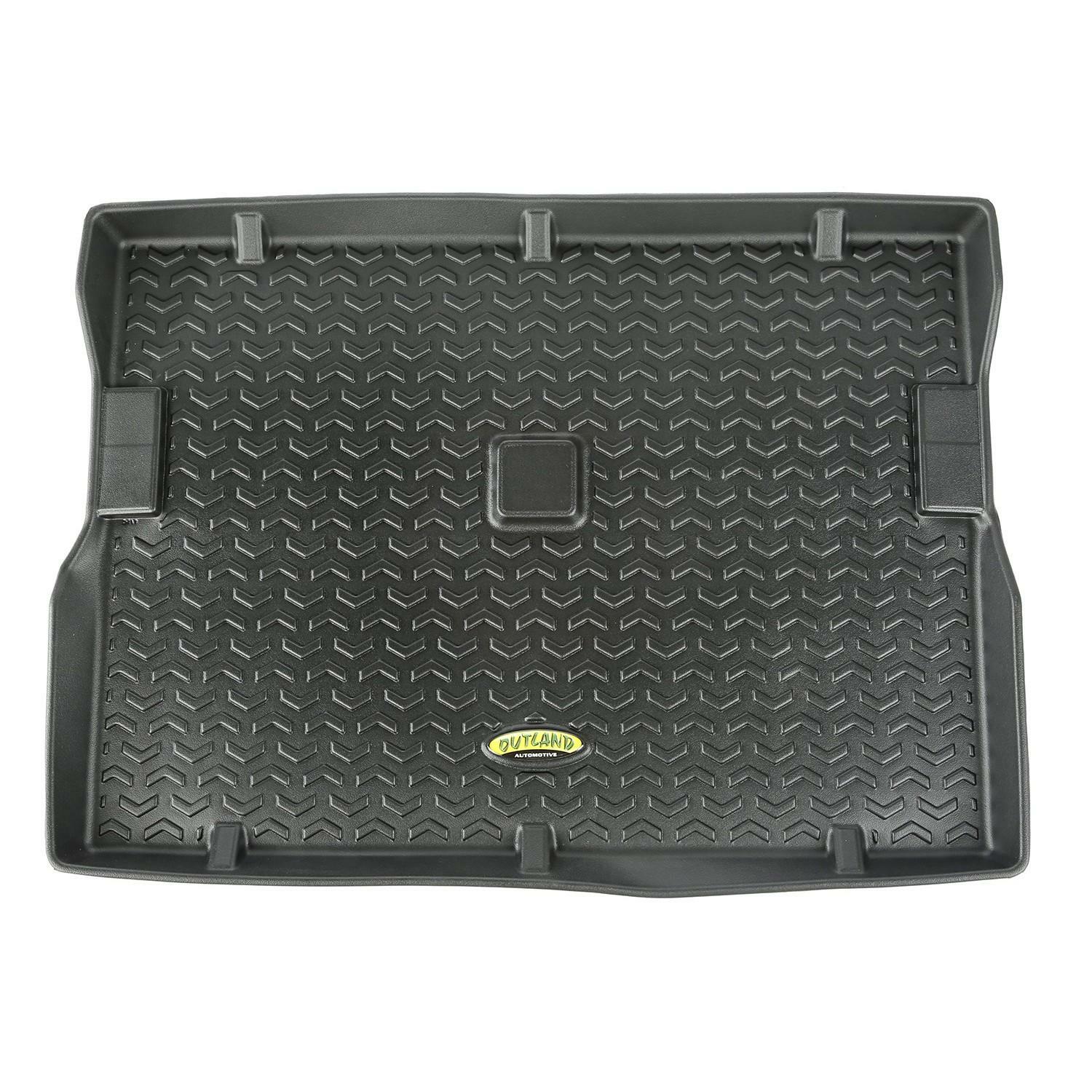 Tapis de sol cargo étanche antidérapant Jeep Wrangler YJ 1987-1995 noir