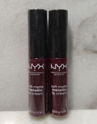 2-NYX Soft Matte Metallic Lip Cream #SMMLC02 Copenhagen.