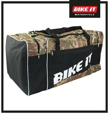 NUOVO MOTOCROSS MX ENDURO ATV QUAD BIKE OFF ROAD GRANDE KIT MIMETICO BORSA PORTAPACCHI - 128L