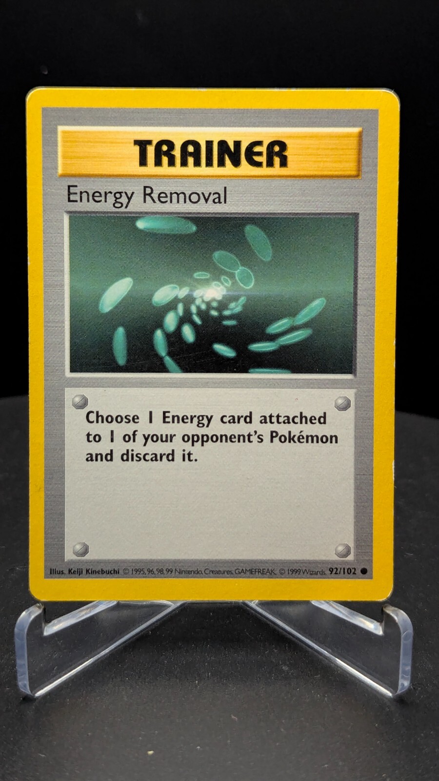 Energy Removal (92) |WOTC Pokemon Base Set |UNLIMITED EDITION 1999 LP