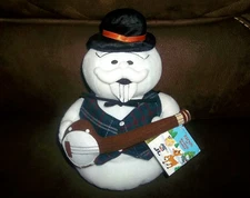 New SAM THE SNOWMAN Rudolph CVS STUFFINS PLUSH Large 12" Little Golden Book 1998