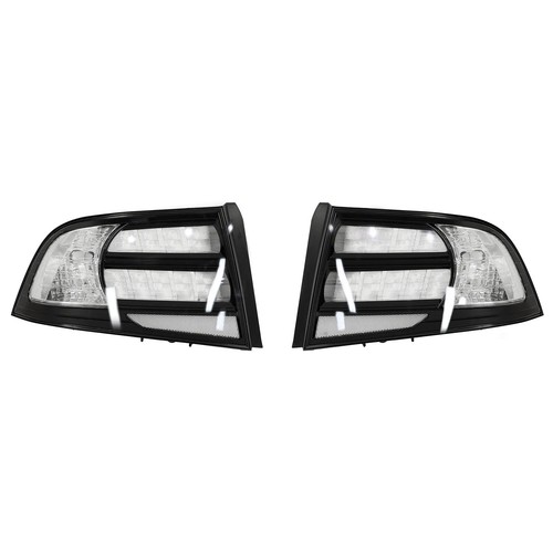 Rear Tail Light For 2004-2008 Acura TL Black Housing Clear Lens Halogen LH RH - Picture 8 of 24