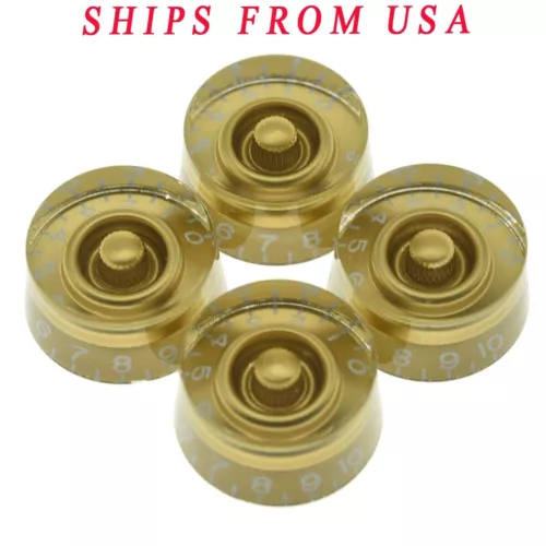 LP Guitar Speed Dial Knobs 24 Fine Spline Control Knob fits Gibson Les Paul Gold