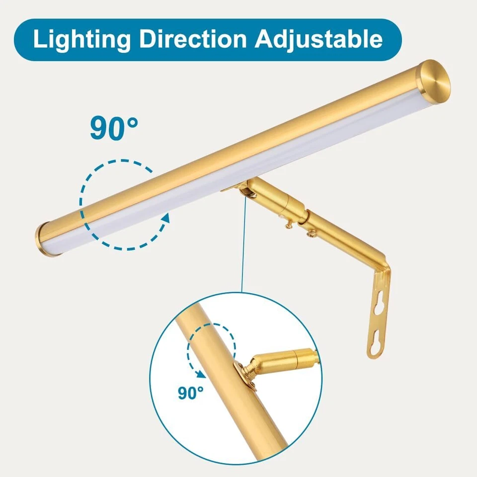 LED Picture Lights for Paintings Plug In, Adjustable Art Light Gallery Wall. - Image 2 of 4