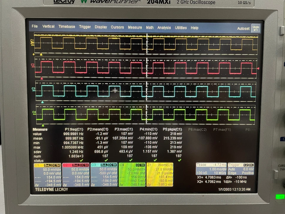LeCroy 204MXi 2GHz Oscilloscope Opt -VL HDTV JTA2 XDEV XMAP XMATH - Image 4 of 4