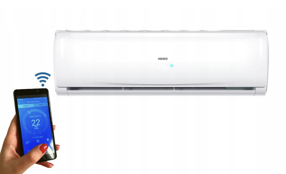 Split Klimaanlage 9000 BTU Klimagerät Inventer Klima WLAN R32 2,6 kW Splitgerät - Bild 4 von 4