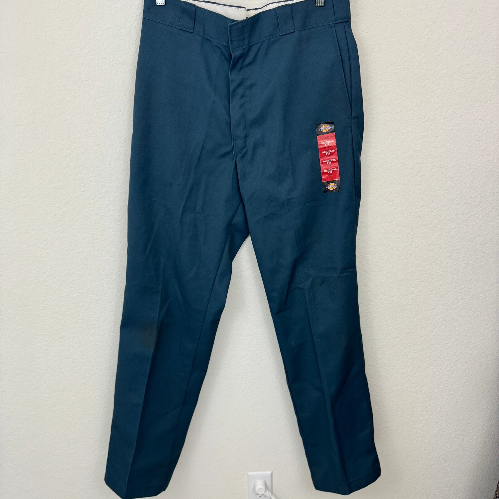 Dickies 874 Original Fit Twill Work Pants for Men - 34x34 Dark Gray