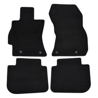 Velour FußMatten Automatten FüR Subaru Outback 2009-2015 4-Tlg Schwarz