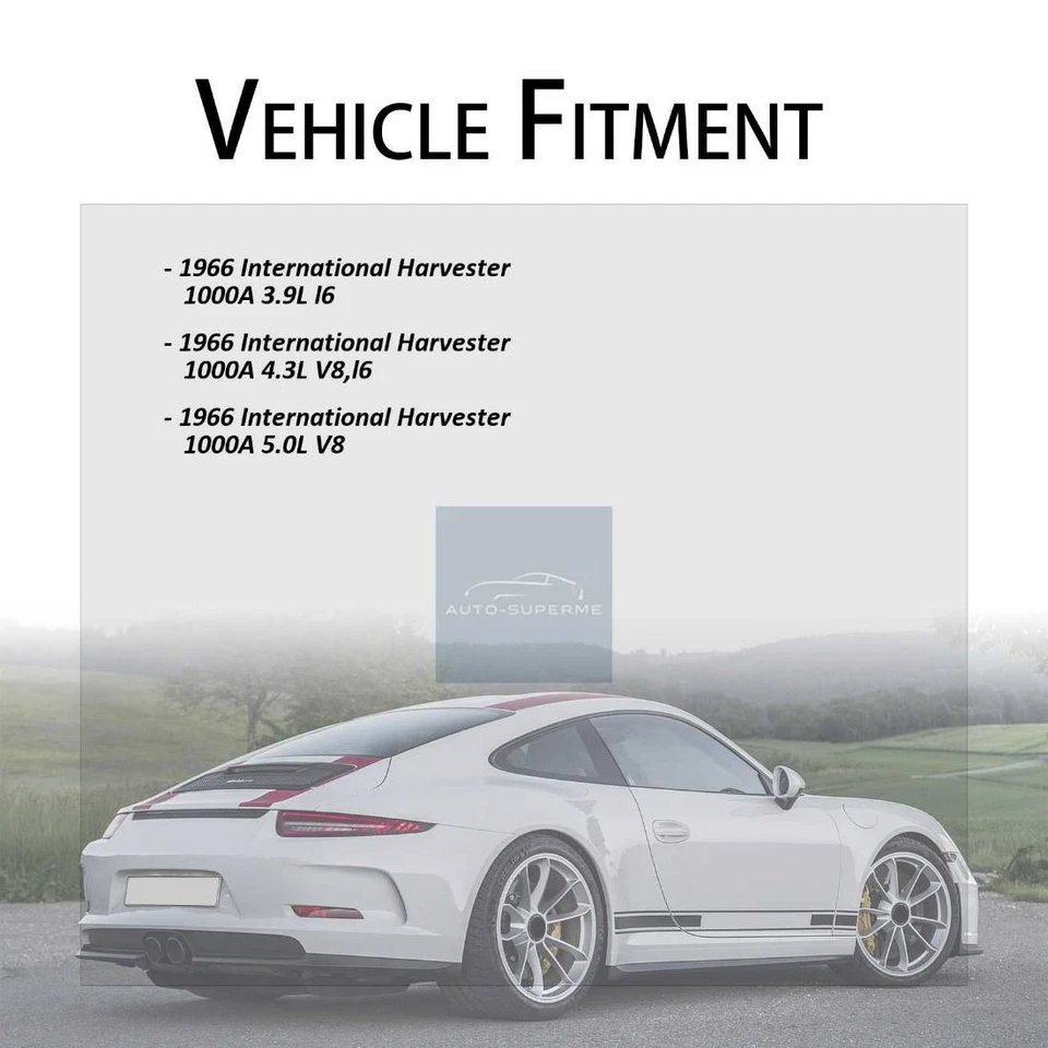 前后制动软管线 4 件 适用于国际收割机 1000C 4.0L 1968 — 第 3/4 张图片