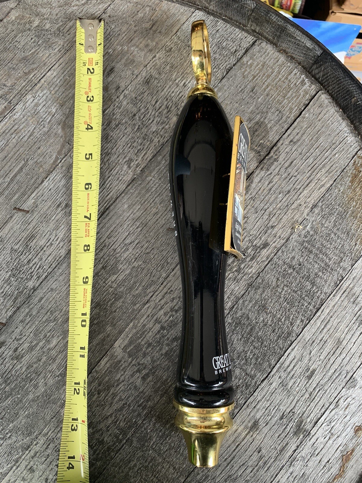 Rare Great Lakes Brewing Company High Striker Single Belgian Beer Tap Handle