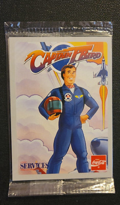 Thunderbirds 5 card Coca Cola sealed Pack