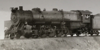 Pennsylvania Railroad PRR #7181 2-10-2 Baldwin Locomotive Train B&W ...