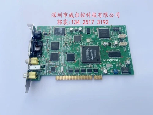 1pcs used KUBOTEK KVCP-TIN-A Rev.0 PB-10200-A/D control card has been tested