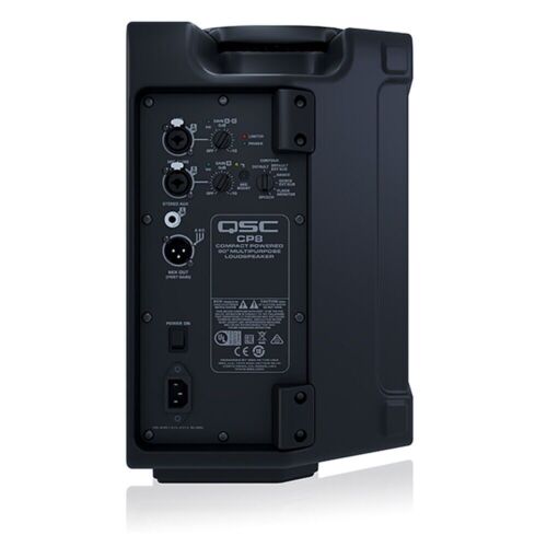 QSC CP8-TD Two-Way 8" 1000W Compact Powered Loudspeaker with DSP - Picture 3 of 3