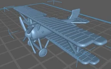 Siemens-Schuckert D.III - German Air - 1:144 Scale - Great for Table Top War Gam