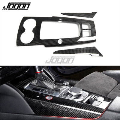 Real Carbon Central Control Panel Trim For Audi A3 S3 RS3 2014-19 Interior Trim